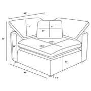 Raleigh Boucle Upholstered Modular Sectional