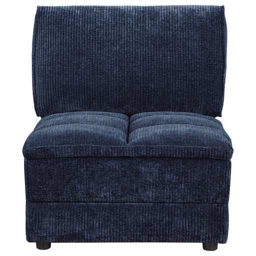 Atlantic Corduroy Upholstered Armless Set Armless Chair