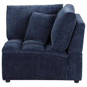Atlantic Corduroy Upholstered Armless Set Corner Chair