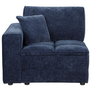 Atlantic Corduroy Upholstered Armless Set LAF Arm Chair