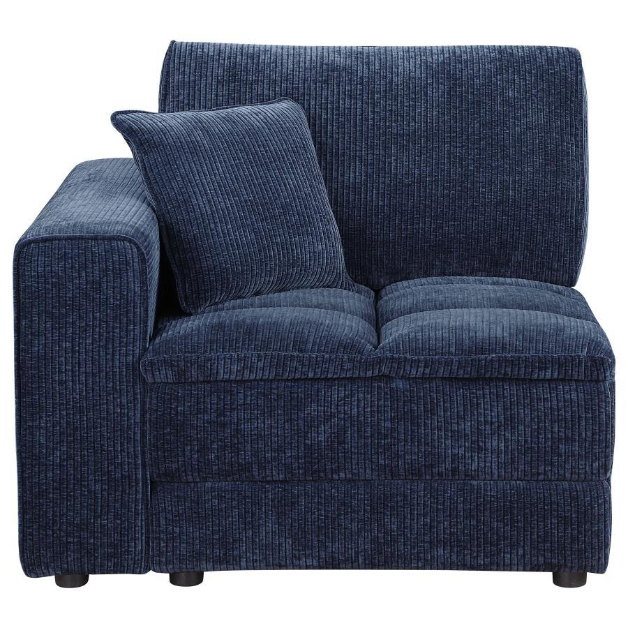 Atlantic Corduroy Upholstered Armless Set LAF Arm Chair
