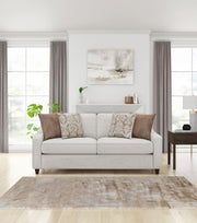 Christine Upholstered Sloped Arm Sofa Beige Default Title