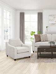 Christine Upholstered Sloped Arm Accent Chair Beige Default Title