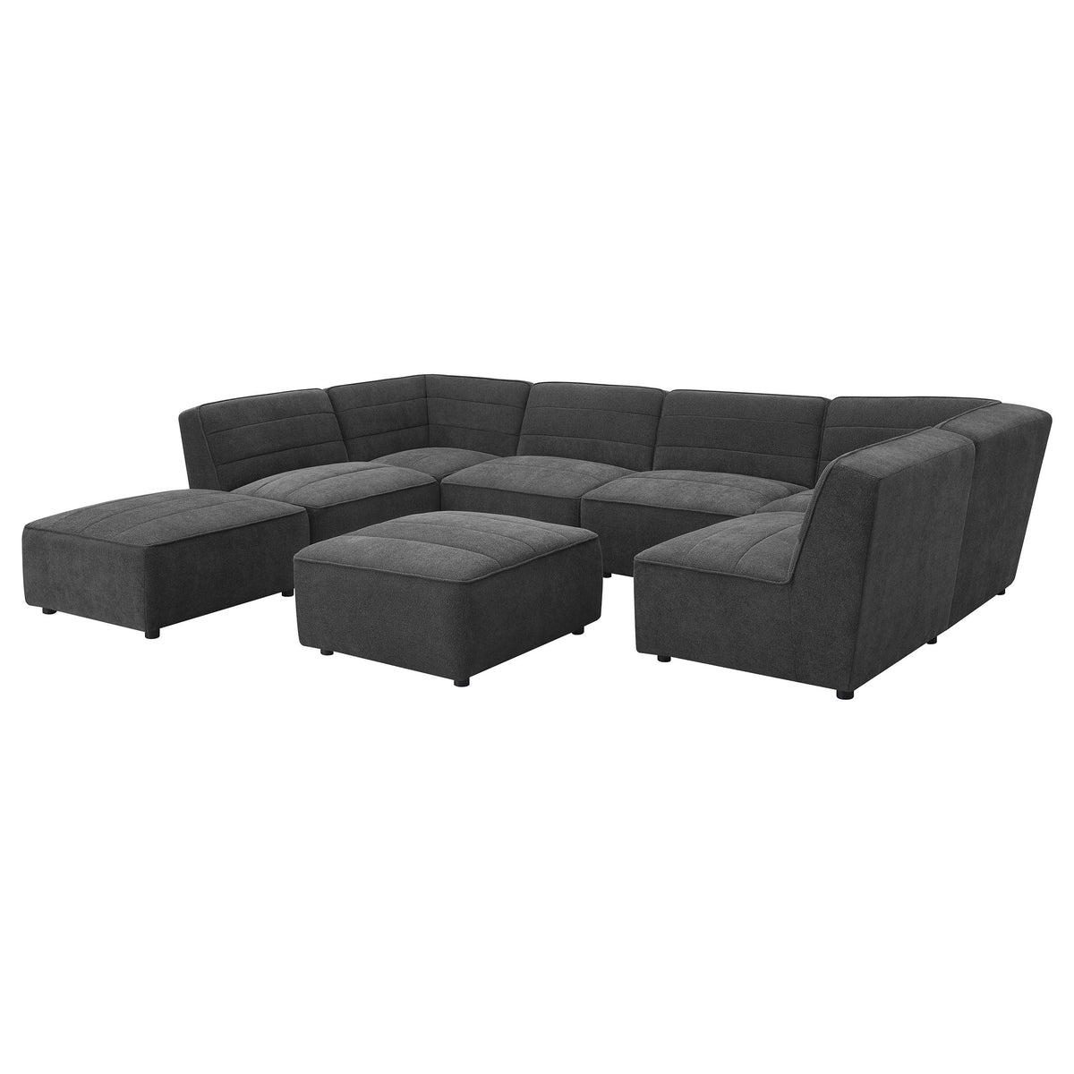 Sunny Square Upholstered Ottoman
