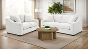 Ashlyn Upholstered Sloped Arm Sofa Set Sand 2-piece