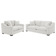 Ashlyn Upholstered Sloped Arm Sofa Set