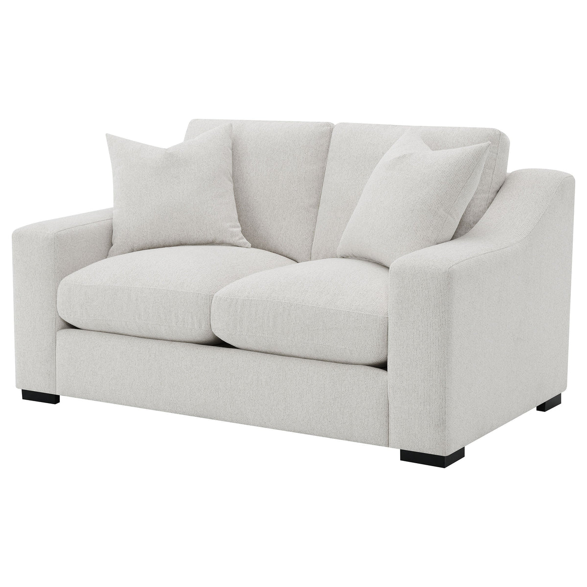 Ashlyn Upholstered Sloped Arm Loveseat