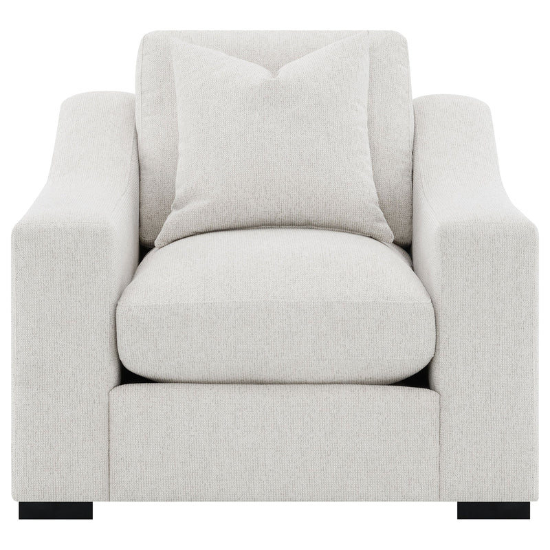 Ashlyn Upholstered Sloped Arm Accent Chair