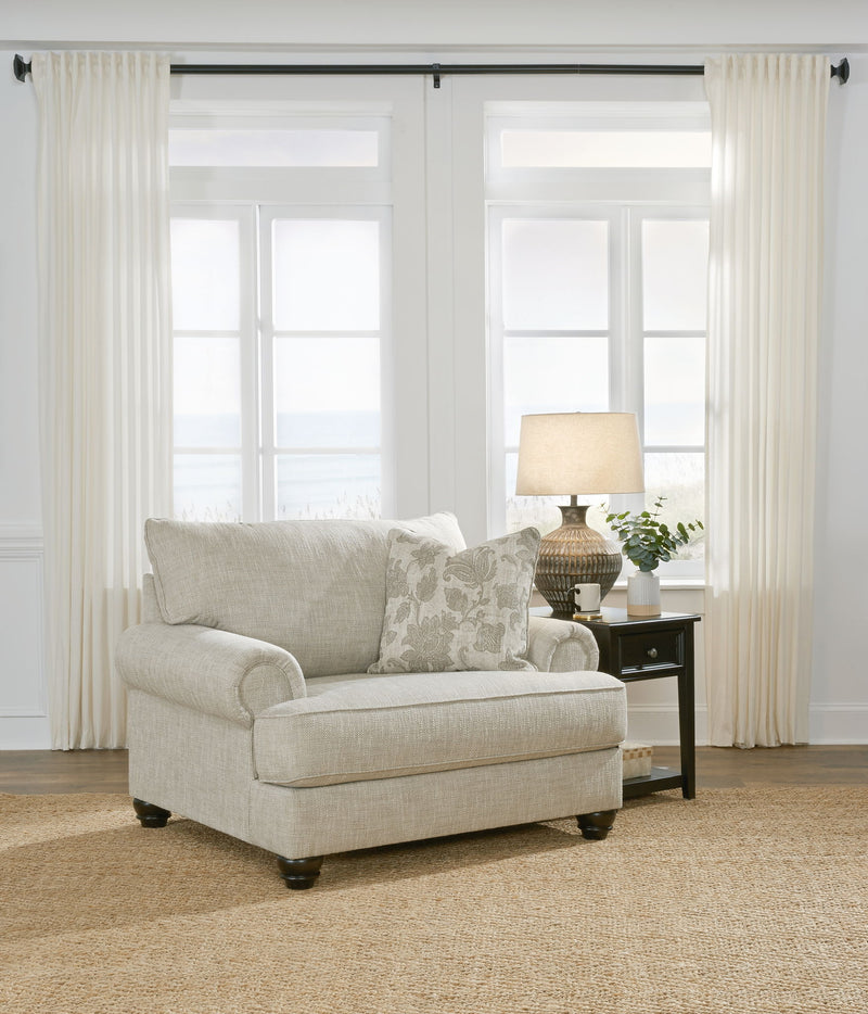 Asanti - 2 Pc. - Chair and a Half, Ottoman - Fog