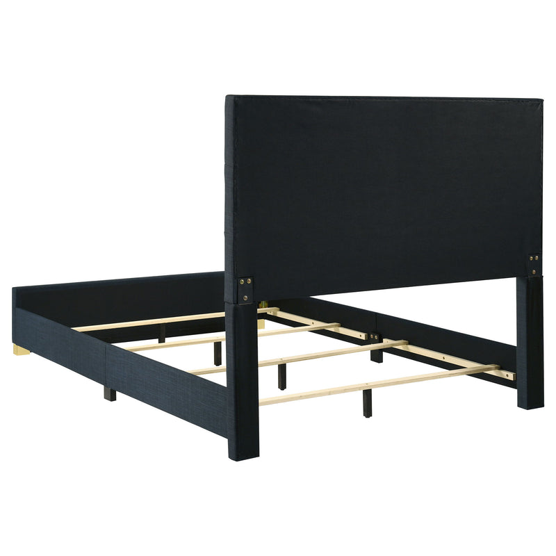 Ines 5-piece Queen Bedroom Set Navy and White High Gloss