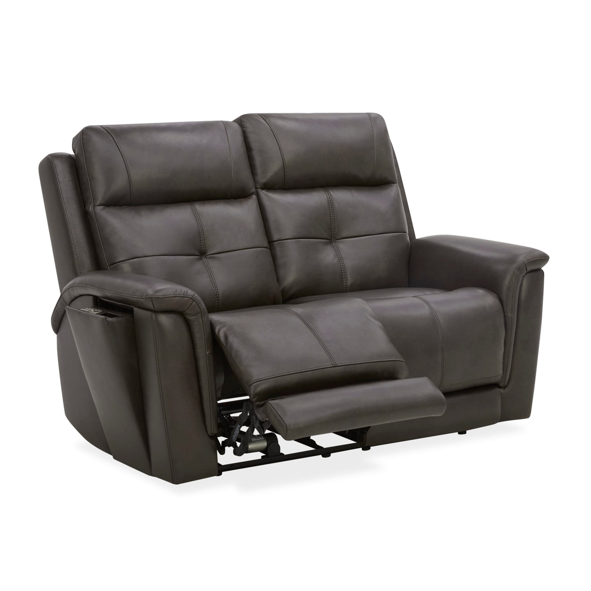 Flexsteel Ranger Power Reclining Loveseat with Power Headrest, Lumbar, Heat & Massage