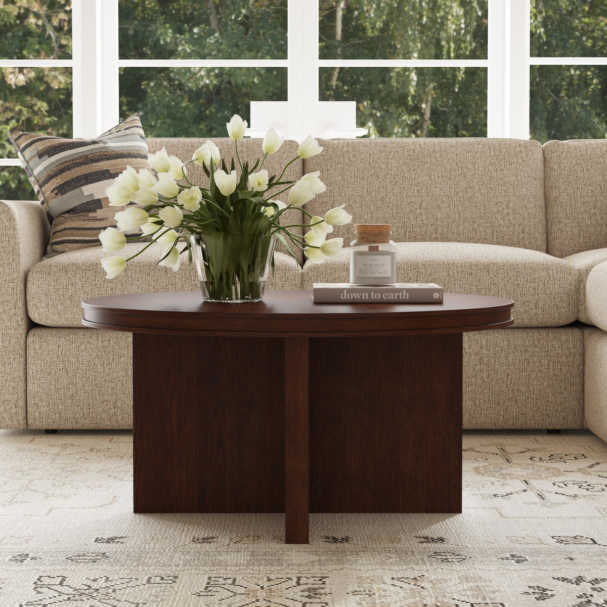 Flexsteel Waterfall Round Coffee Table