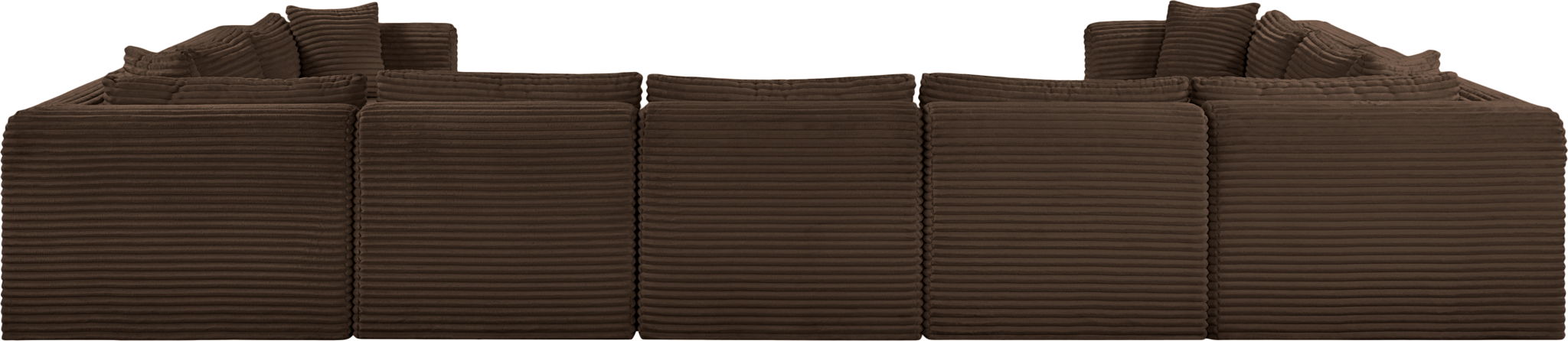 Shaggy - 9 Piece Modular U-Shaped Sectional