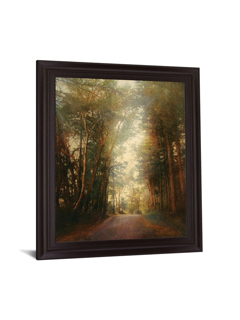 Sunbeam Woodland - 28" x 34" Framed Wall Art - Green