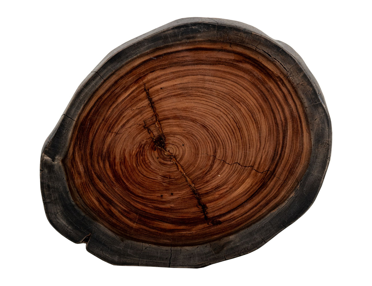 Parota - End Table - Dark Brown