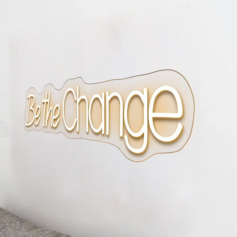 Neon Be The Change - Yellow