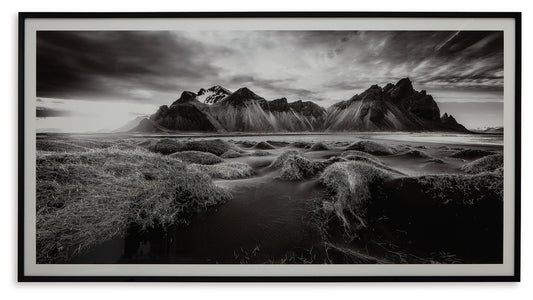 Delstone - Wall Art - Black / White