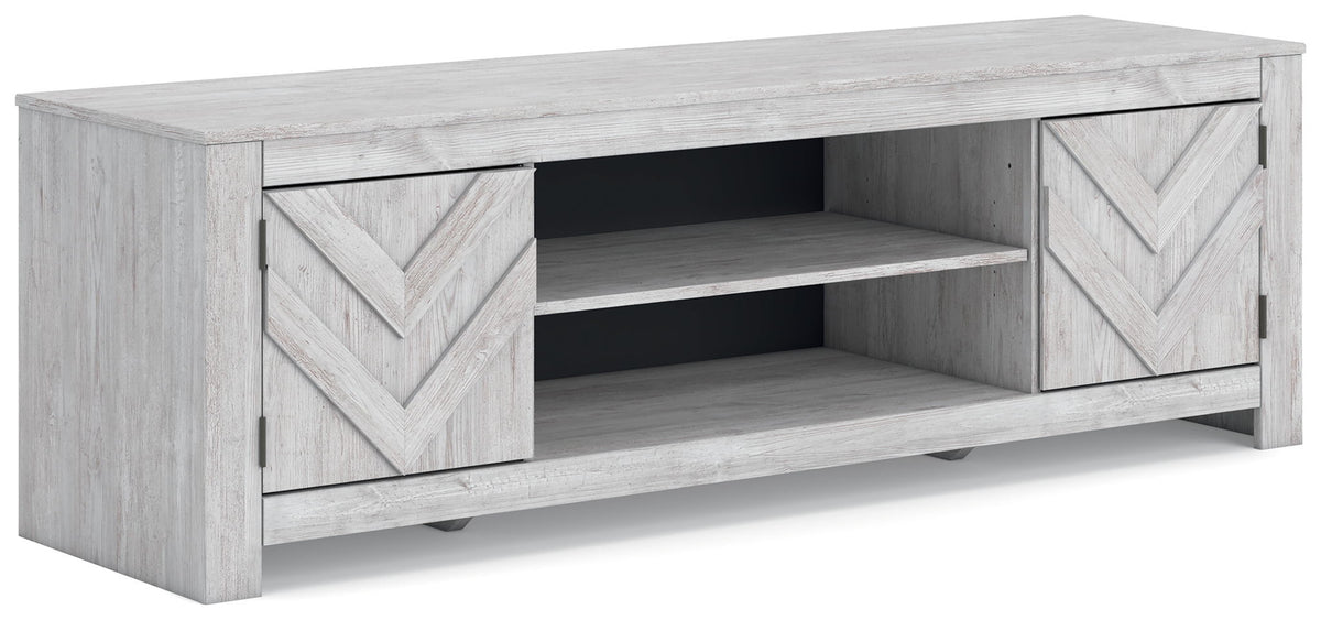 Cayboni - LG TV Stand With Fireplace Option