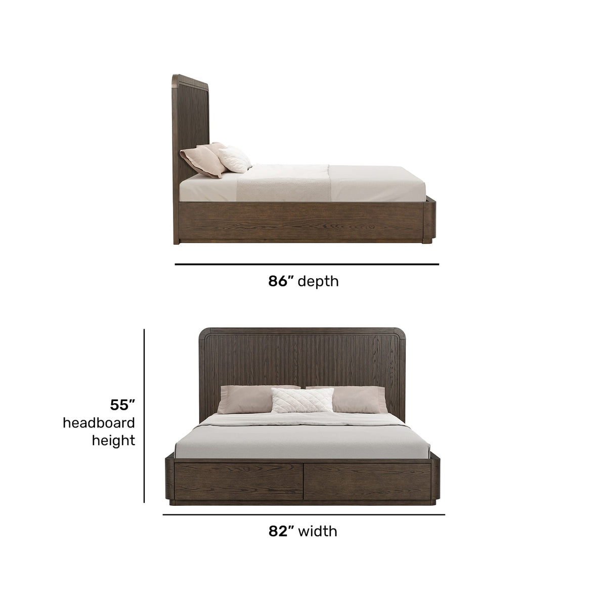 Flexsteel Athens King Panel Storage Bed