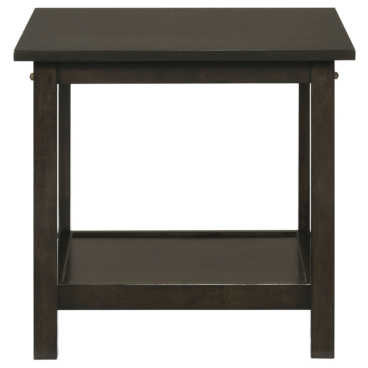 Rachelle 3-piece Rectangular Coffee Table Set Deep Merlot