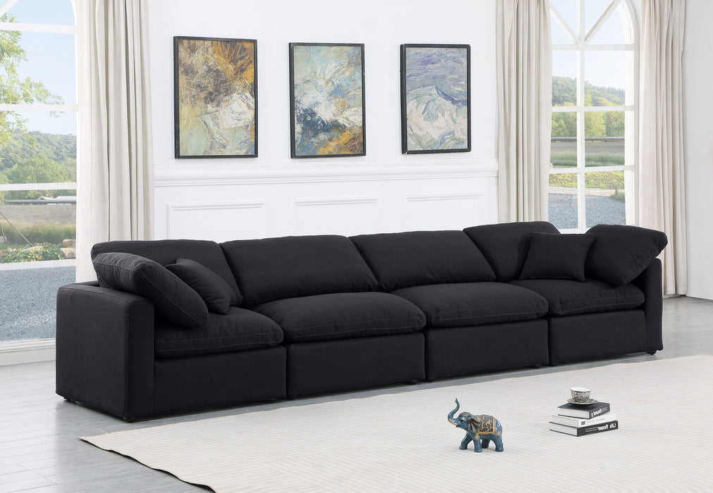 Indulge - Linen 4 Seat Modular Sofa