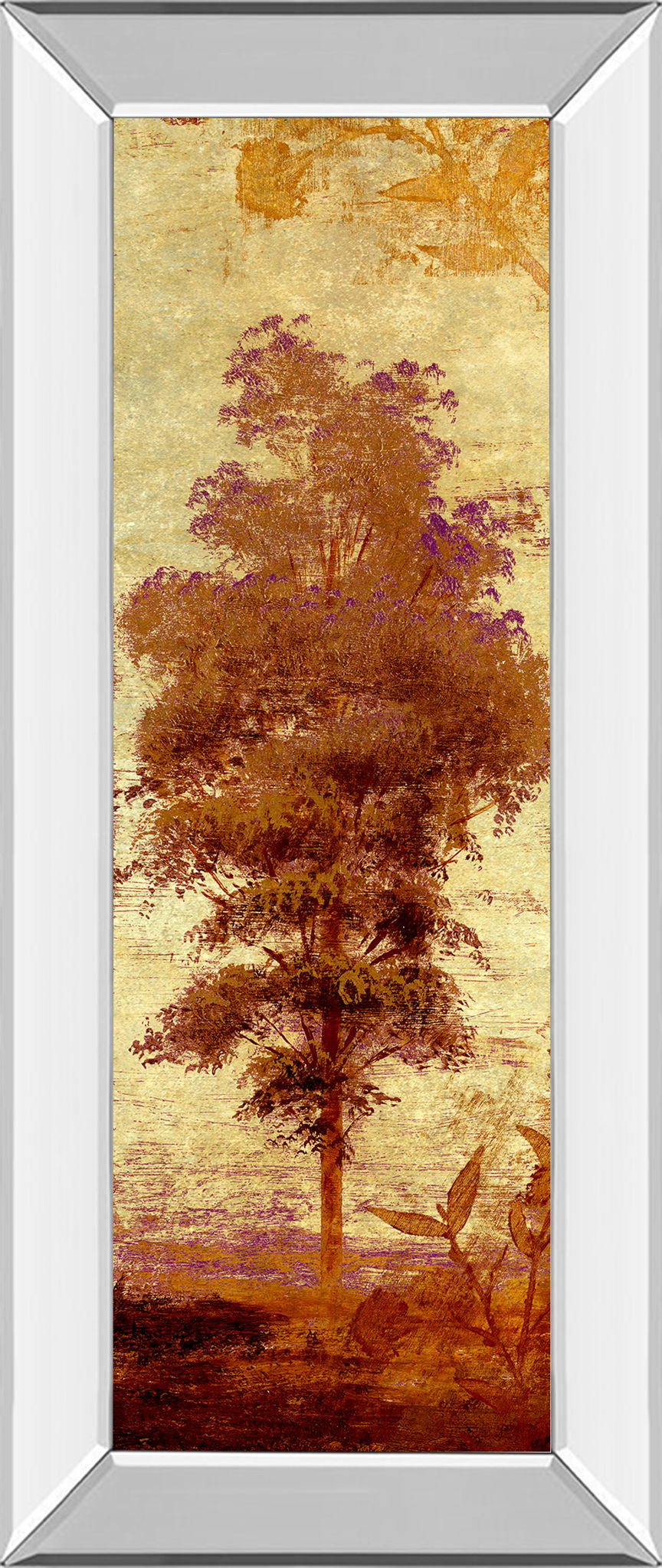 Early Autumn Chill Il By Micheal Marcon - Mirror Framed Print Wall Art - Light Brown