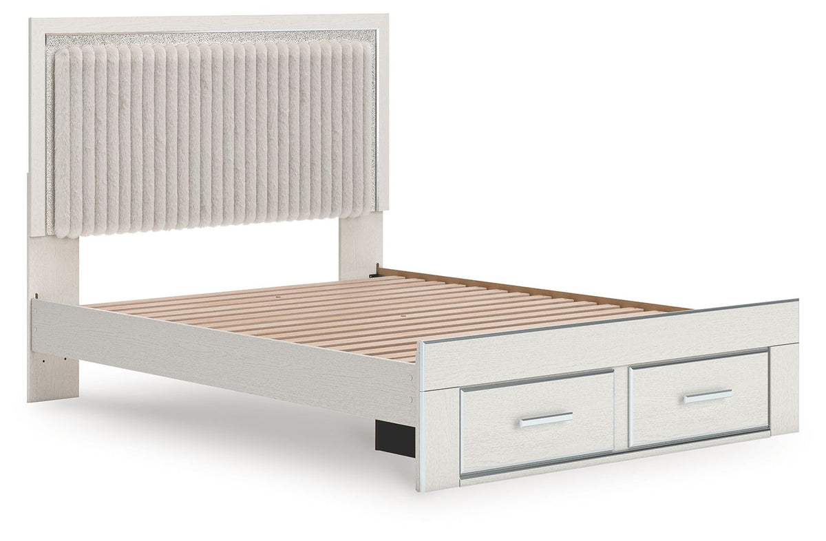 Zuraleus - Upholstered Panel Platform Storage Bed