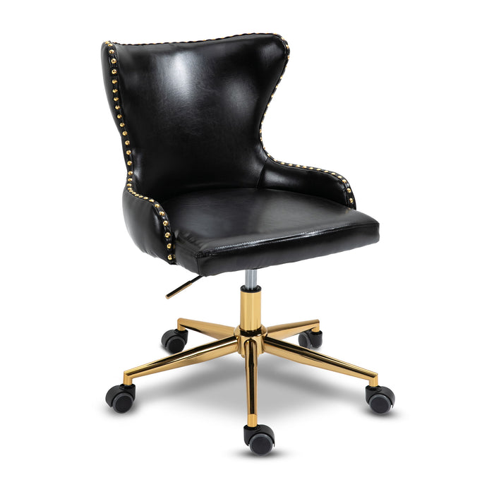 Hendrix - Office Chair with Gold Legs