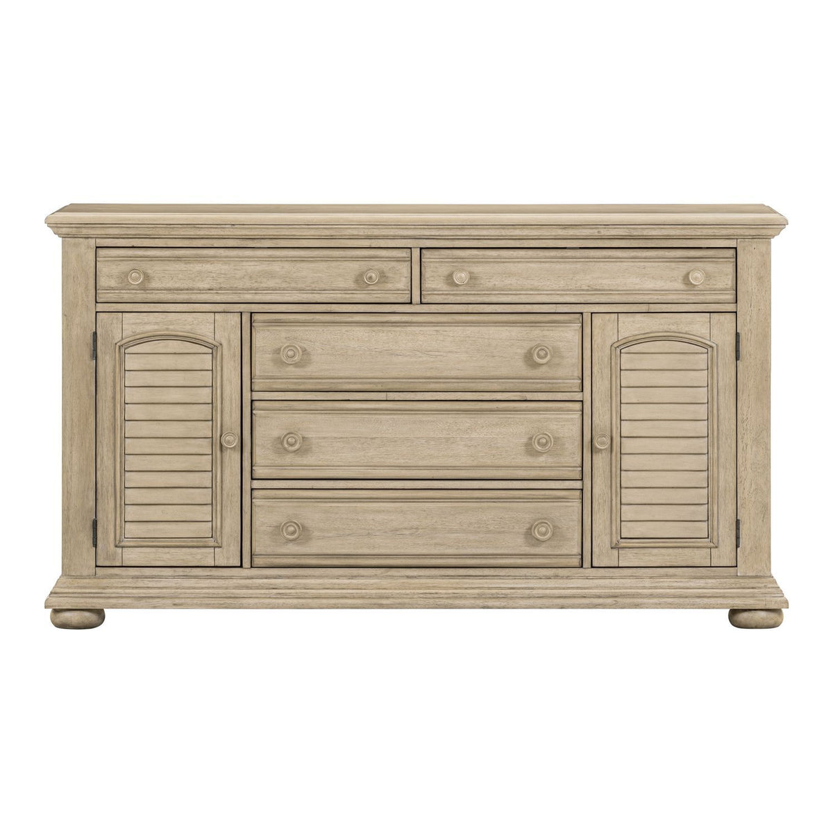 Summer House - 2 Door 5 Drawer Dresser - Sand Dune