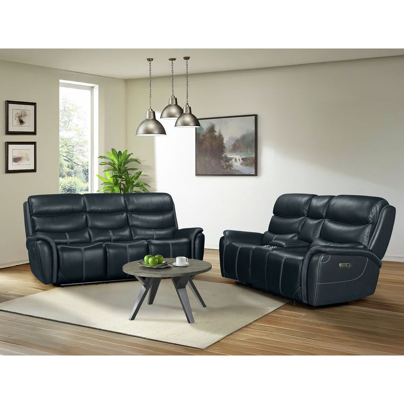 Aruba - 2 Piece Living Room Set (Sofa & Loveseat) - Pebble Navy