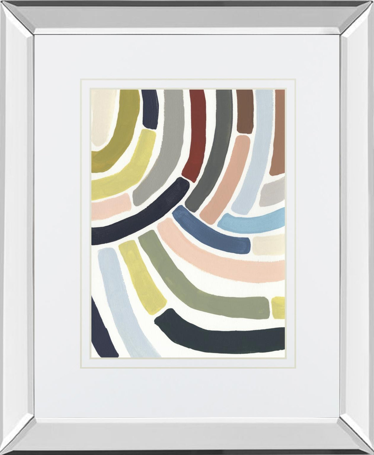 Mosaic Curve II By June Erica Vess - Green