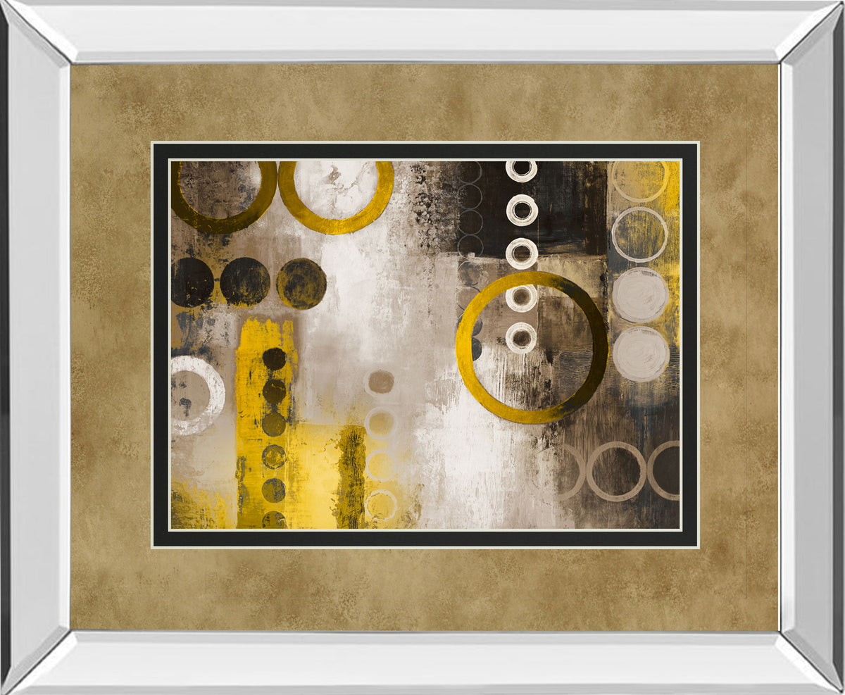 Liberated By Michael Marcon - Mirror Framed Print Wall Art - Light Brown