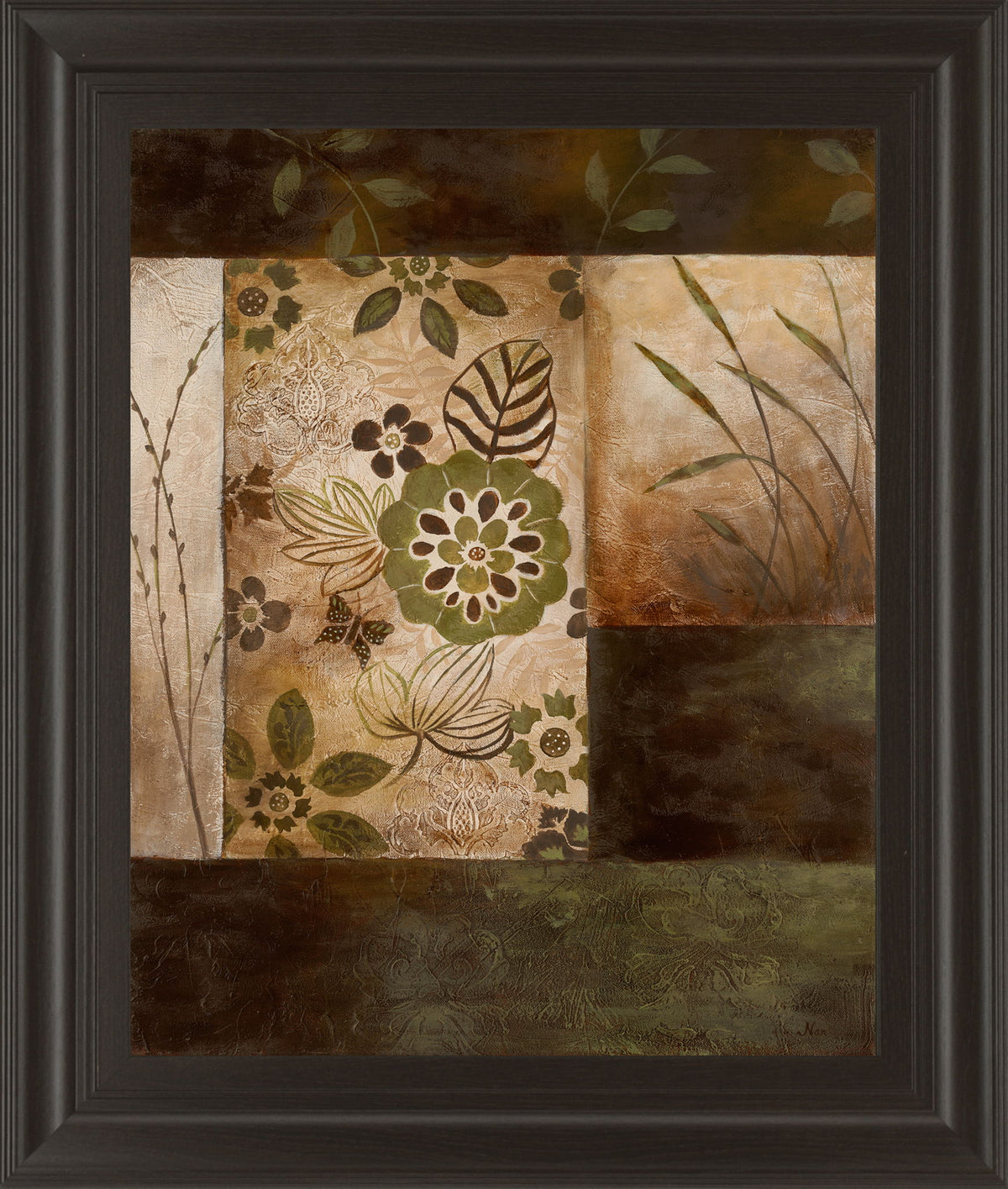 Evening Forest I By Nan - Framed Print Wall Art - Light Brown