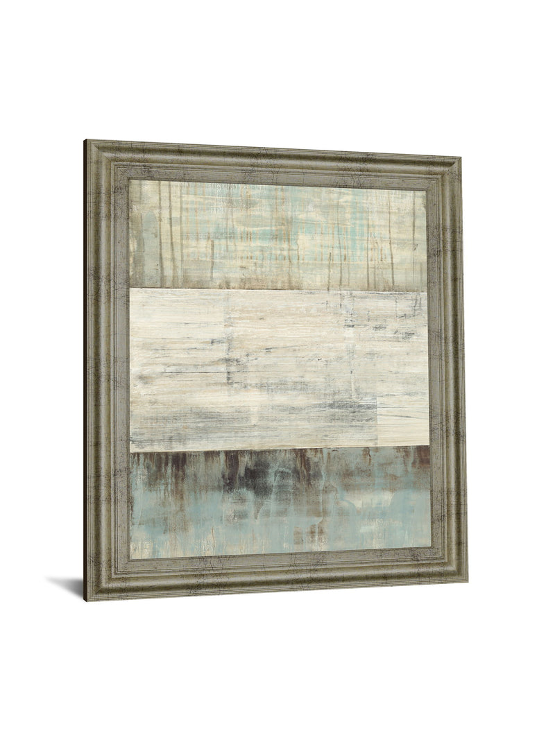 Cool Drift - 28" x 34" Framed Wall Art - Beige