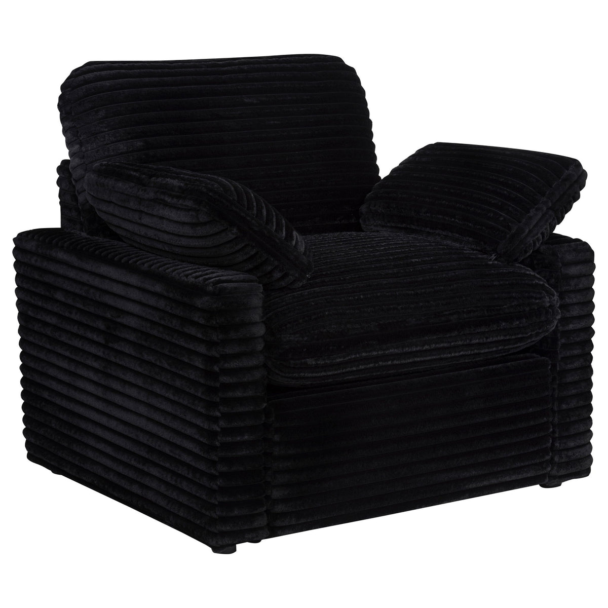 Collins Upholstered Power Recliner Chair Black