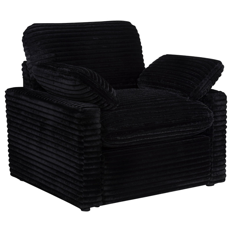 Collins Upholstered Power Recliner Chair Black