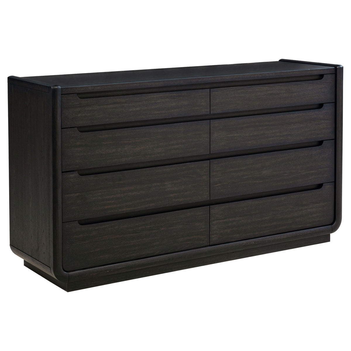 Leandro 8-drawer Bedroom Dresser Cabinet Burnished Black