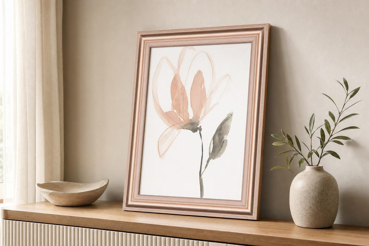 Blush Petals I By Jennifer Goldberger - Pink