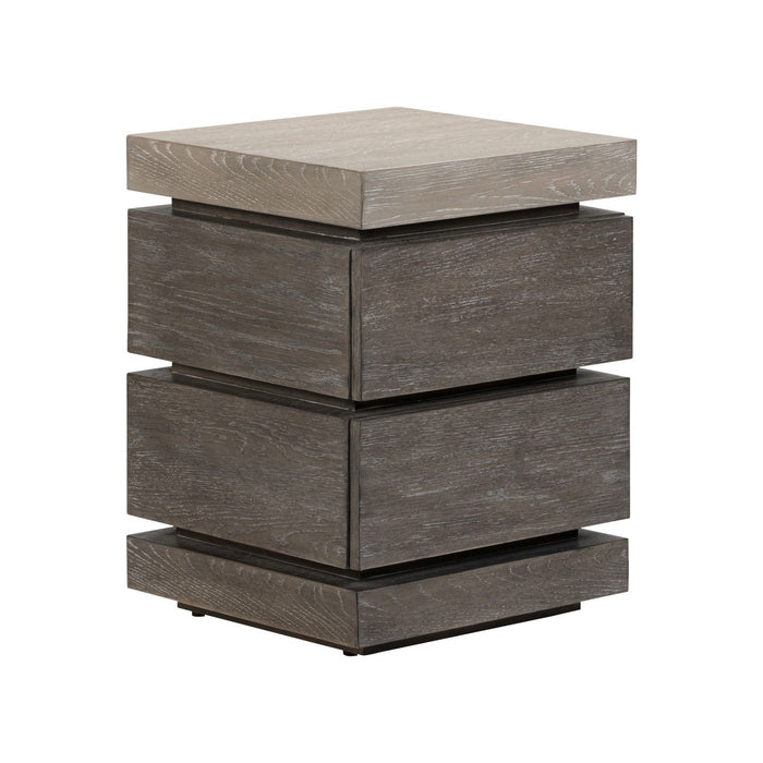 Piedmont - Chairside Table - Charcoal / Ash