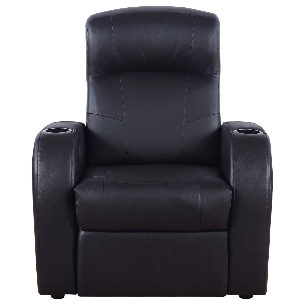Cyrus Upholstered Home Theater Storage Wedge Console