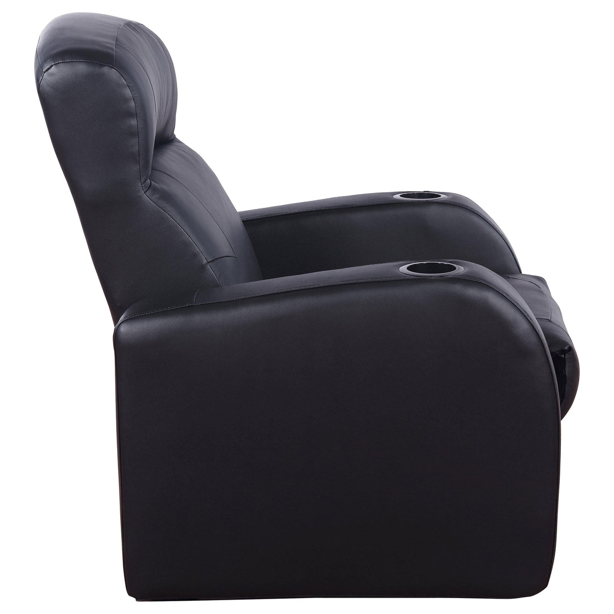 Cyrus Upholstered Home Theater Storage Wedge Console