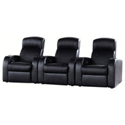 Cyrus Upholstered Home Theater Storage Wedge Console