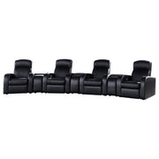 Cyrus Upholstered Home Theater Storage Wedge Console