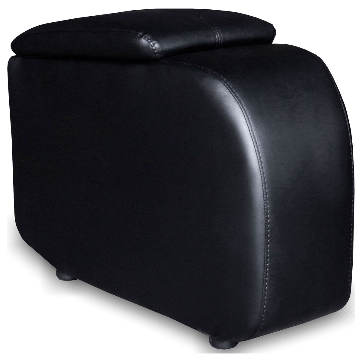 Cyrus Upholstered Home Theater Storage Wedge Console