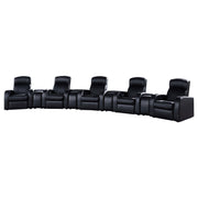 Cyrus Upholstered Home Theater Storage Wedge Console