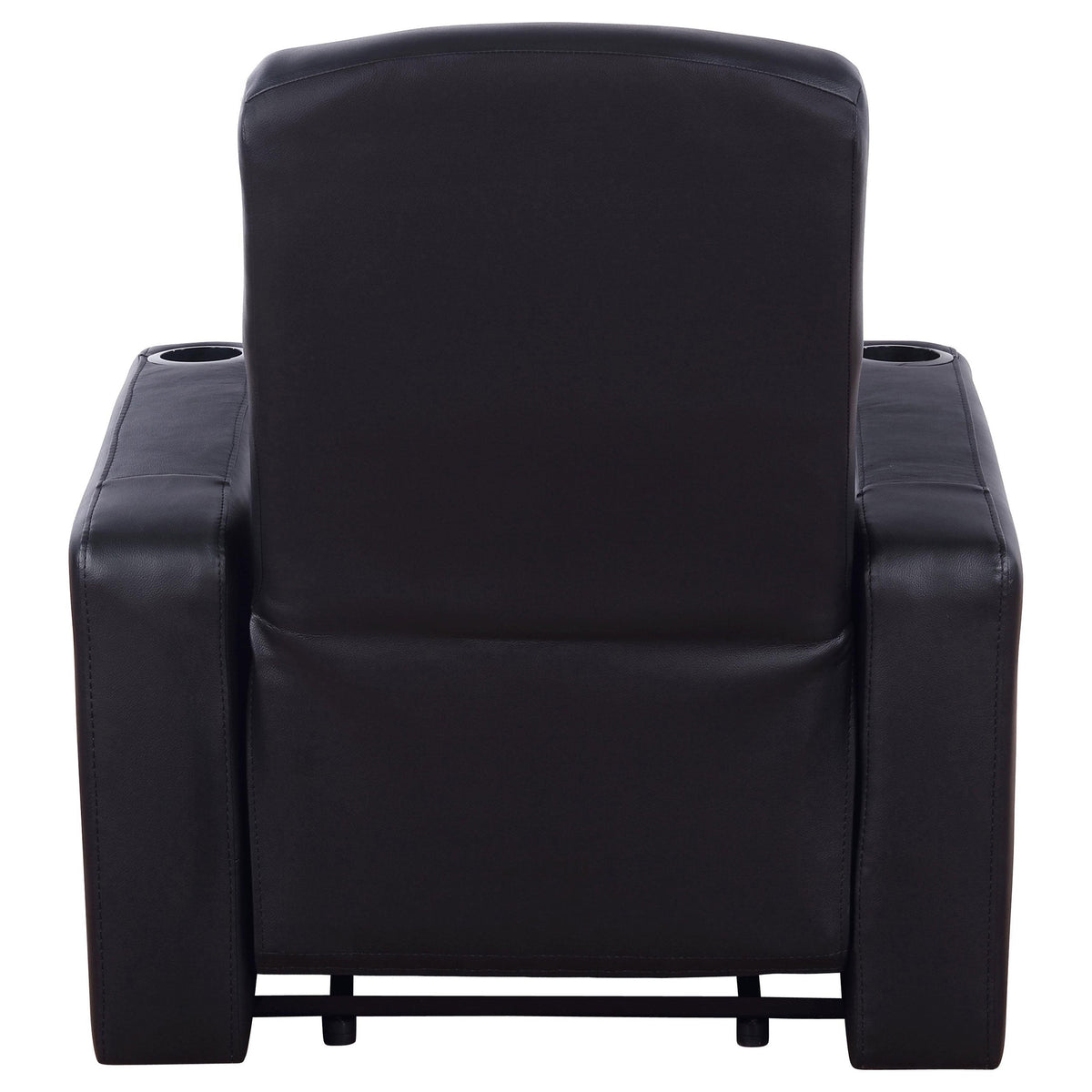 Cyrus Upholstered Home Theater Storage Wedge Console