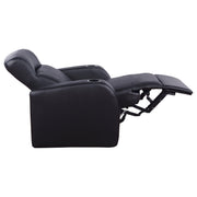 Cyrus Upholstered Home Theater Storage Wedge Console