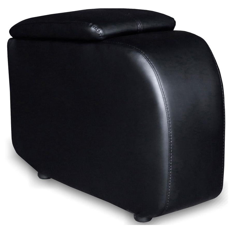Cyrus Upholstered Home Theater Storage Wedge Console Wedge Console