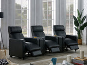 Toohey Upholstered Home Theater Storage Wedge Console