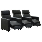 Toohey Upholstered Home Theater Storage Wedge Console